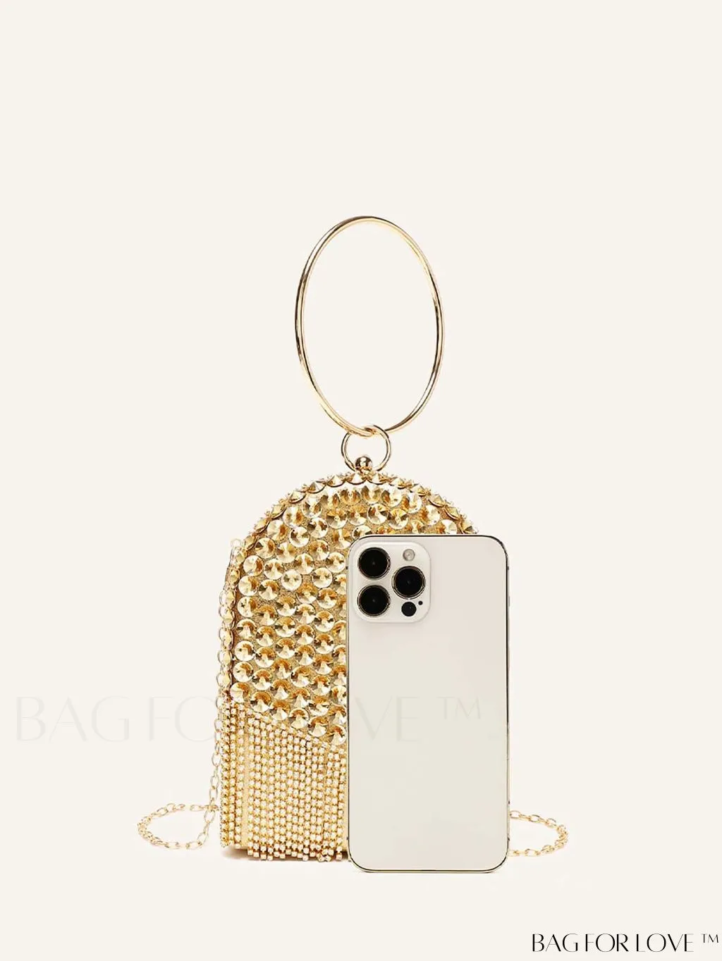 BagForLove - Evening Party Diamond Fringe Clutch: Elegant and Glamorous