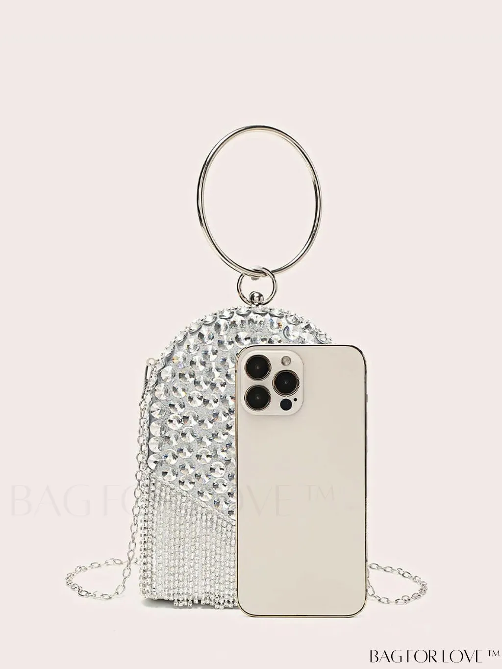 BagForLove - Evening Party Diamond Fringe Clutch: Elegant and Glamorous