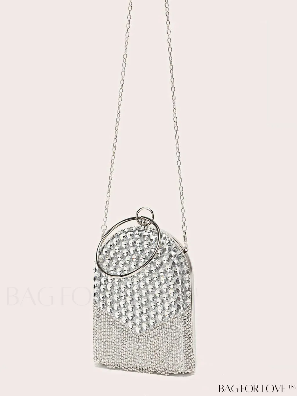 BagForLove - Evening Party Diamond Fringe Clutch: Elegant and Glamorous