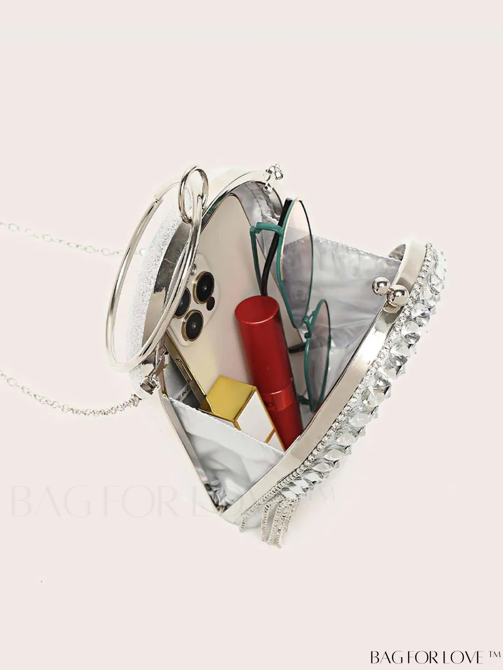 BagForLove - Evening Party Diamond Fringe Clutch: Elegant and Glamorous