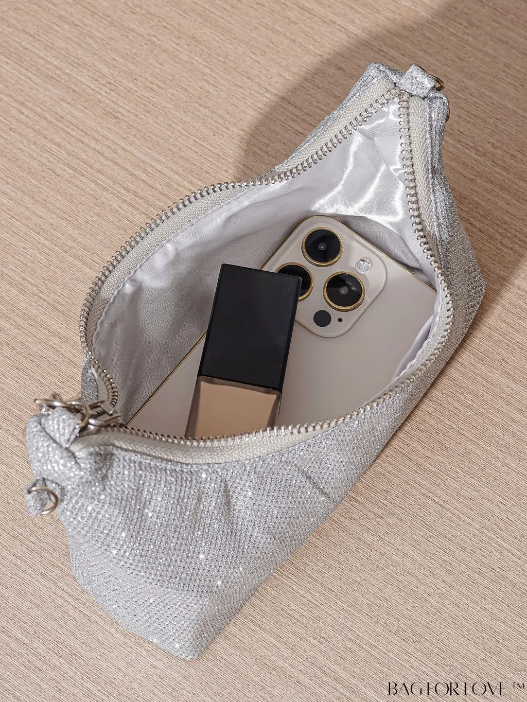 BagForLove - Evening Party Glitter Clutch: Elegant and Sparkling