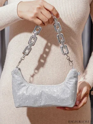BagForLove - Evening Party Glitter Clutch: Elegant and Sparkling