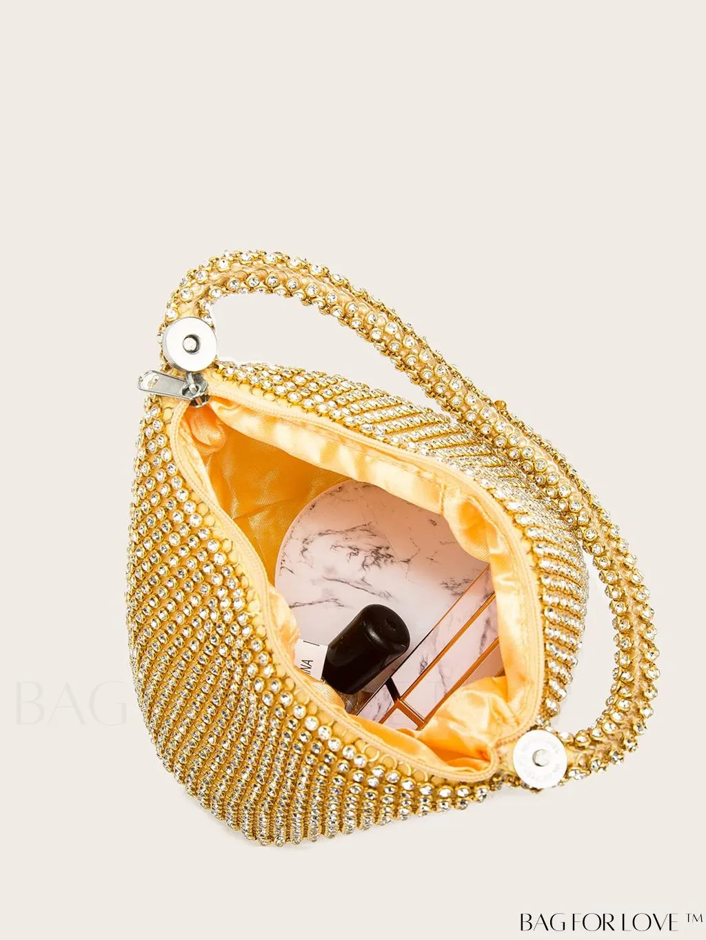 BagForLove - Exquisite Rhinestone-Adorned Evening Bag - Ideal for Wedding, Prom & Party Events