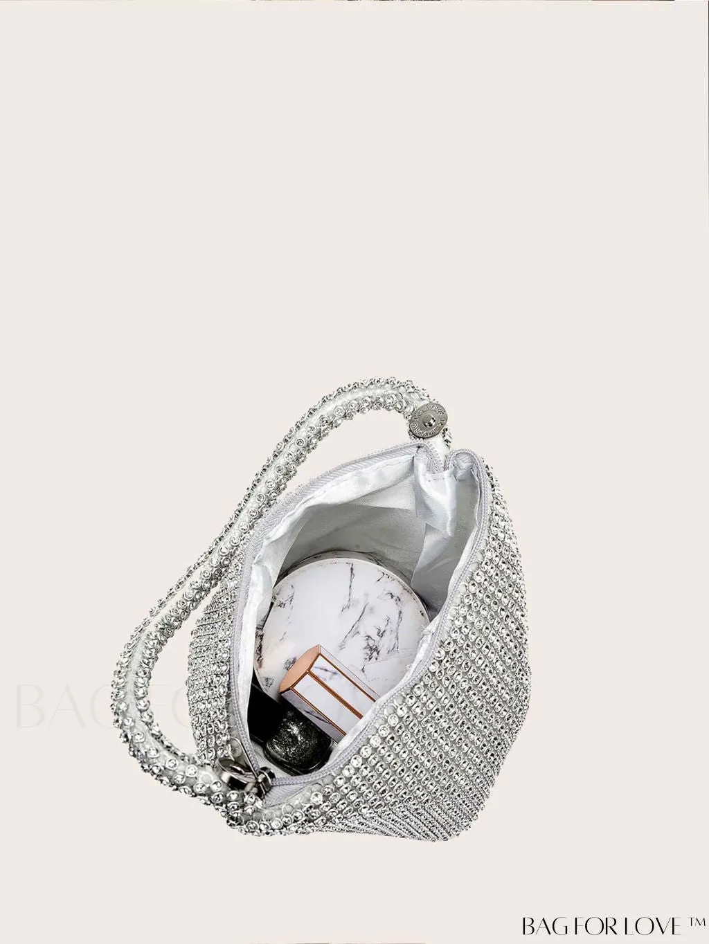 BagForLove - Exquisite Rhinestone-Adorned Evening Bag - Ideal for Wedding, Prom & Party Events