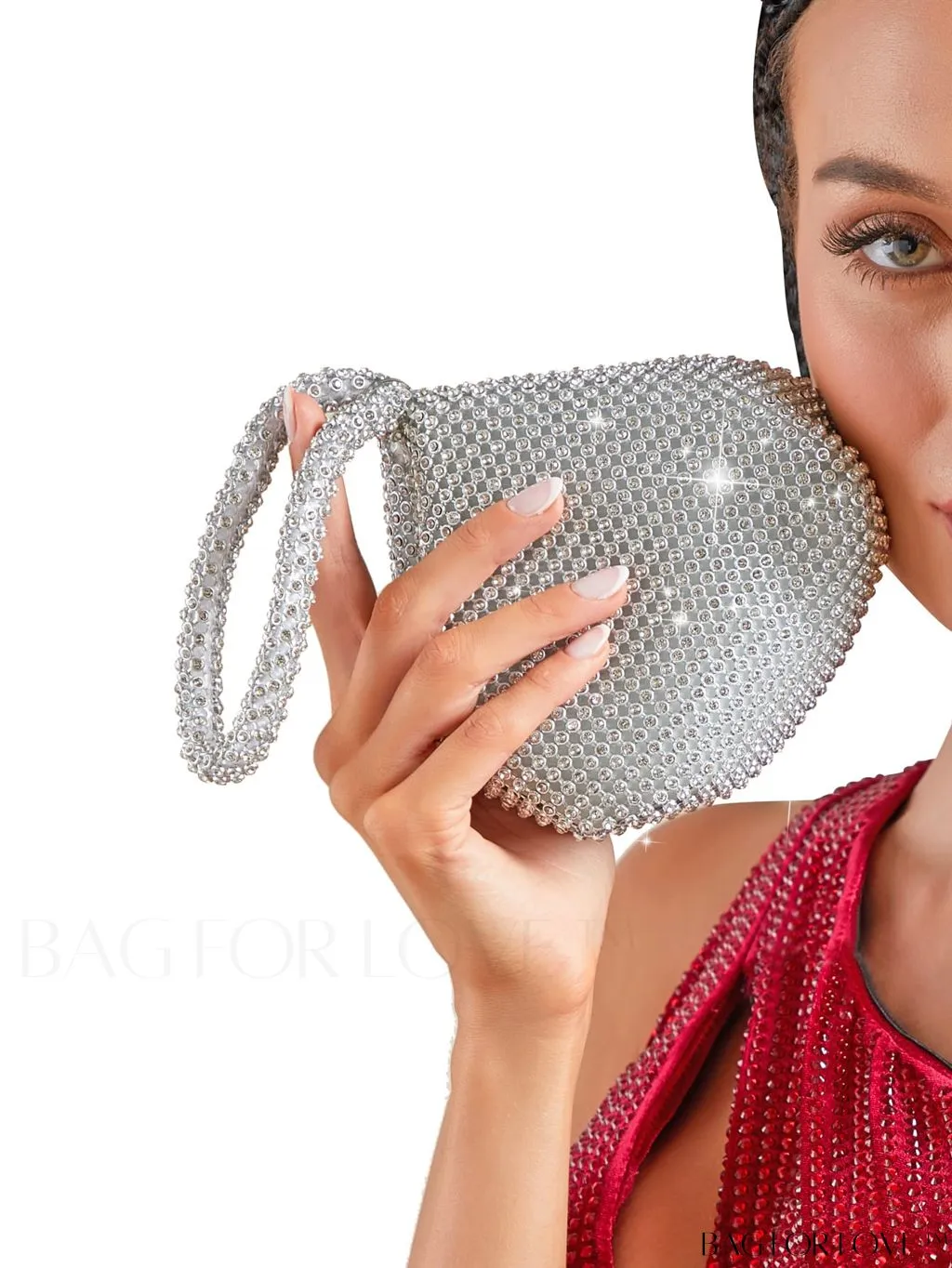 BagForLove - Exquisite Rhinestone-Adorned Evening Bag - Ideal for Wedding, Prom & Party Events