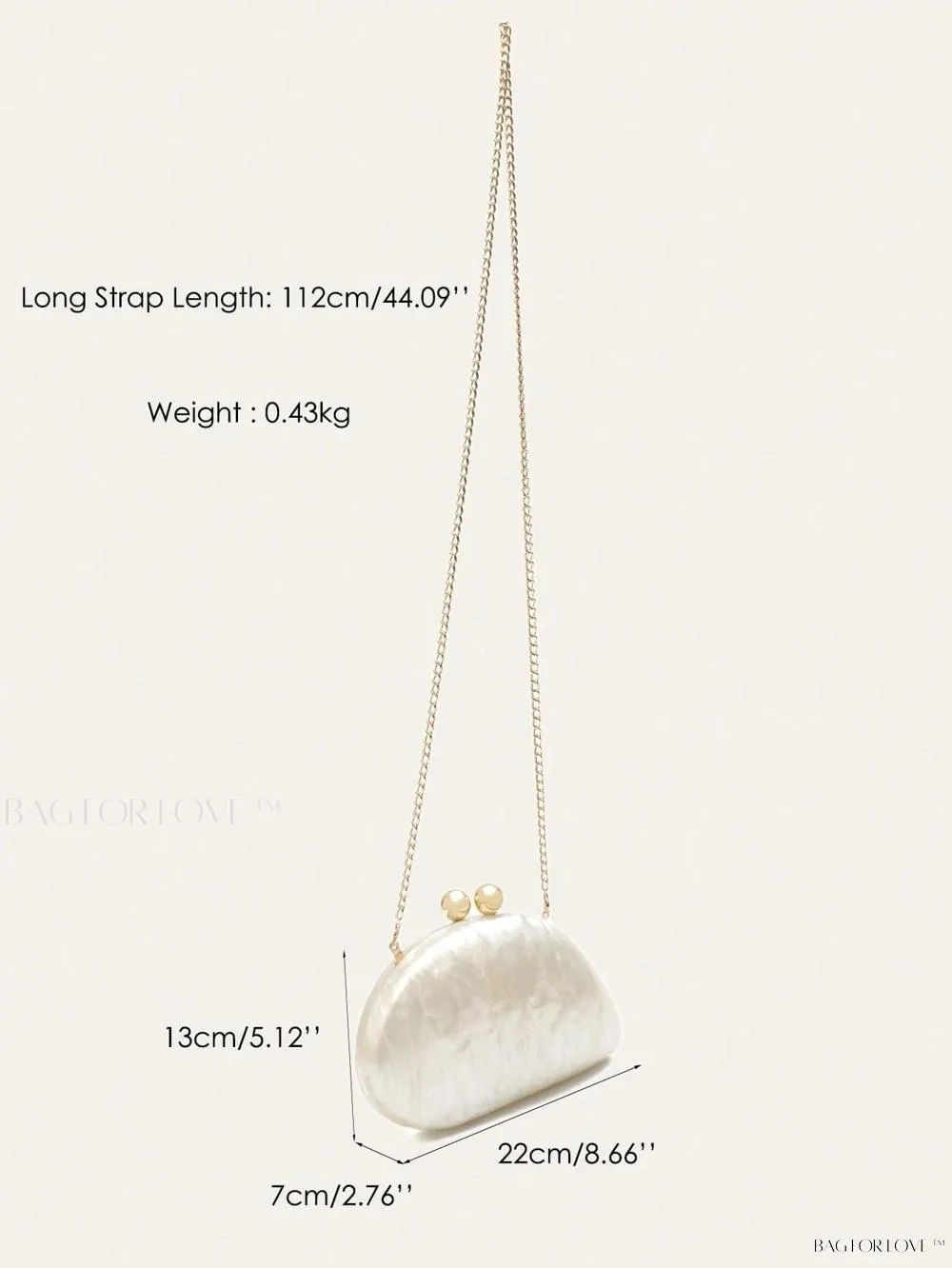BagForLove - Glamorous Acrylic Novelty Clutch Perfect for Date Night or Prom
