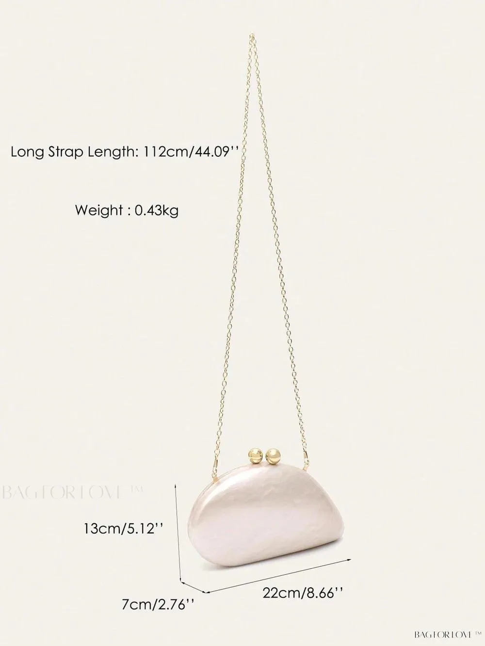 BagForLove - Glamorous Acrylic Novelty Clutch Perfect for Date Night or Prom