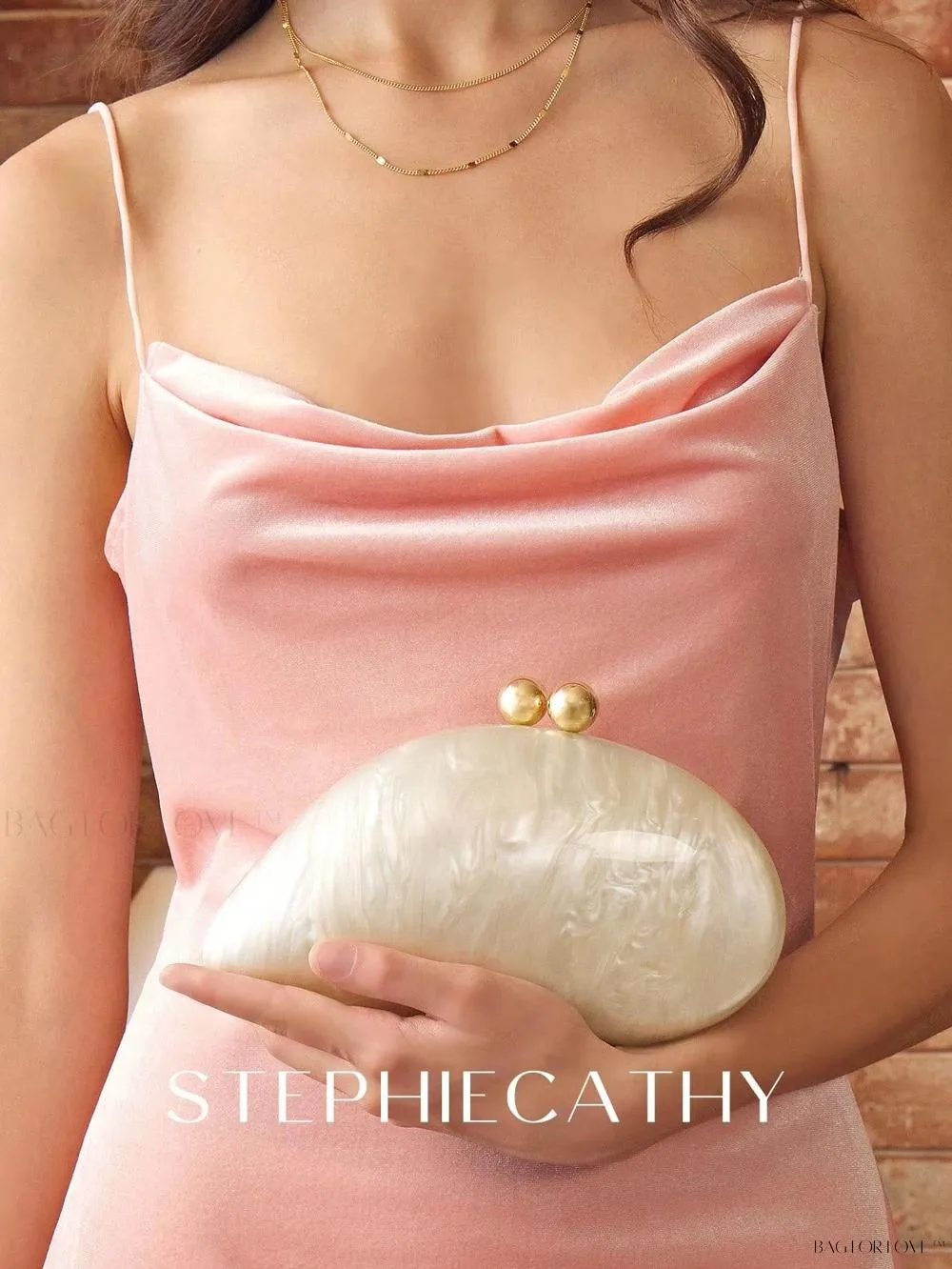 BagForLove - Glamorous Acrylic Novelty Clutch Perfect for Date Night or Prom