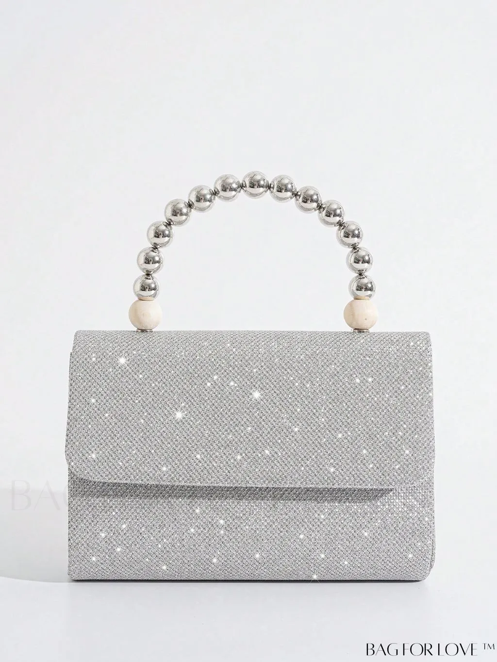 BagForLove - Glamorous Mini Beaded Flap Square Bag