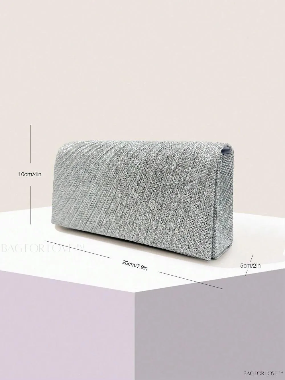 BagForLove - Glamorous Pleated Envelope Bag Perfect For Party Girl