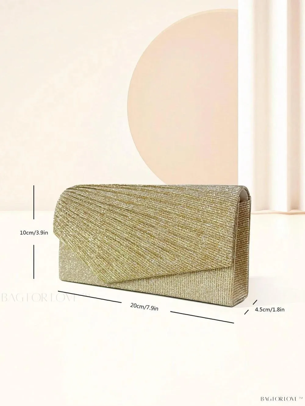 BagForLove - Glamorous Pleated Envelope Bag Perfect For Party Girl