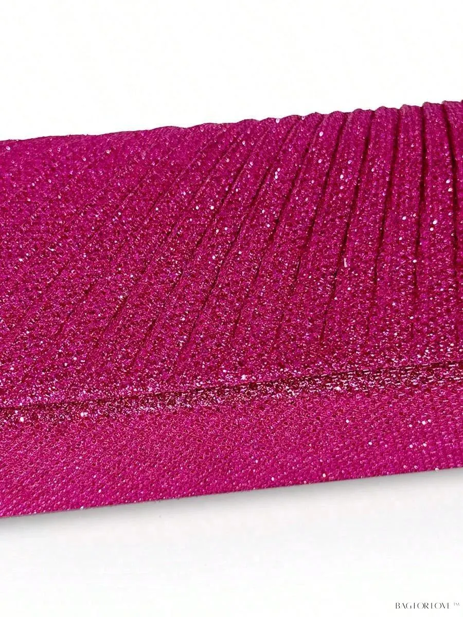 BagForLove - Glamorous Pleated Envelope Bag Perfect For Party Girl