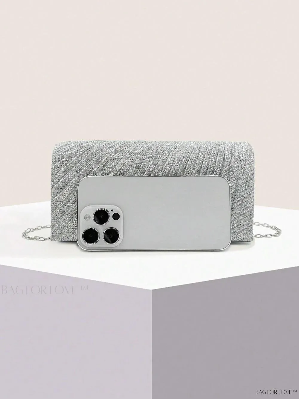 BagForLove - Glamorous Pleated Envelope Bag Perfect For Party Girl