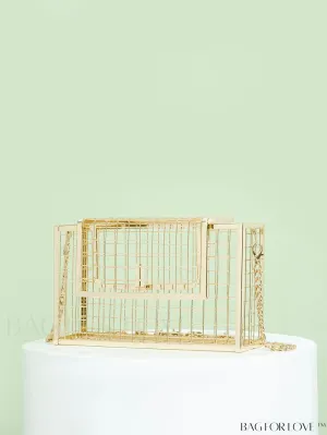 BagForLove - Metal Cut Out Evening Bag: Elegant & Versatile Purse for Weddings, Proms, and Parties