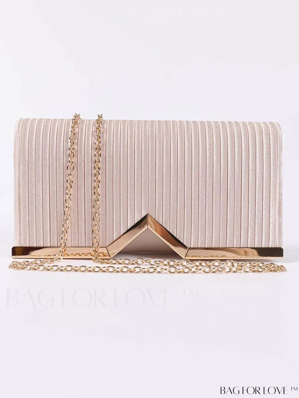 BagForLove - Party Flap Clutch with Metal Edge for Envelopes - Elegant & Stylish