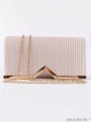BagForLove - Party Flap Clutch with Metal Edge for Envelopes - Elegant & Stylish