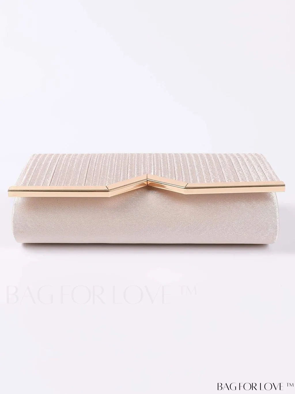 BagForLove - Party Flap Clutch with Metal Edge for Envelopes - Elegant & Stylish