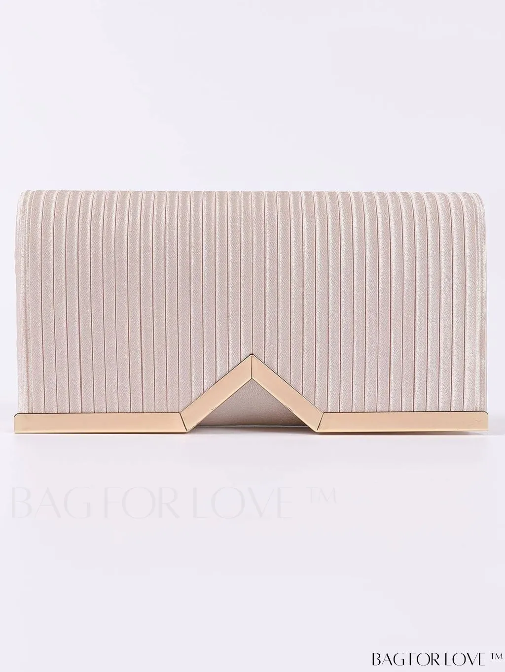 BagForLove - Party Flap Clutch with Metal Edge for Envelopes - Elegant & Stylish