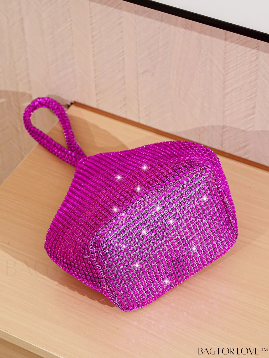 BagForLove - Rhinestone-Adorned Mini Evening Bag