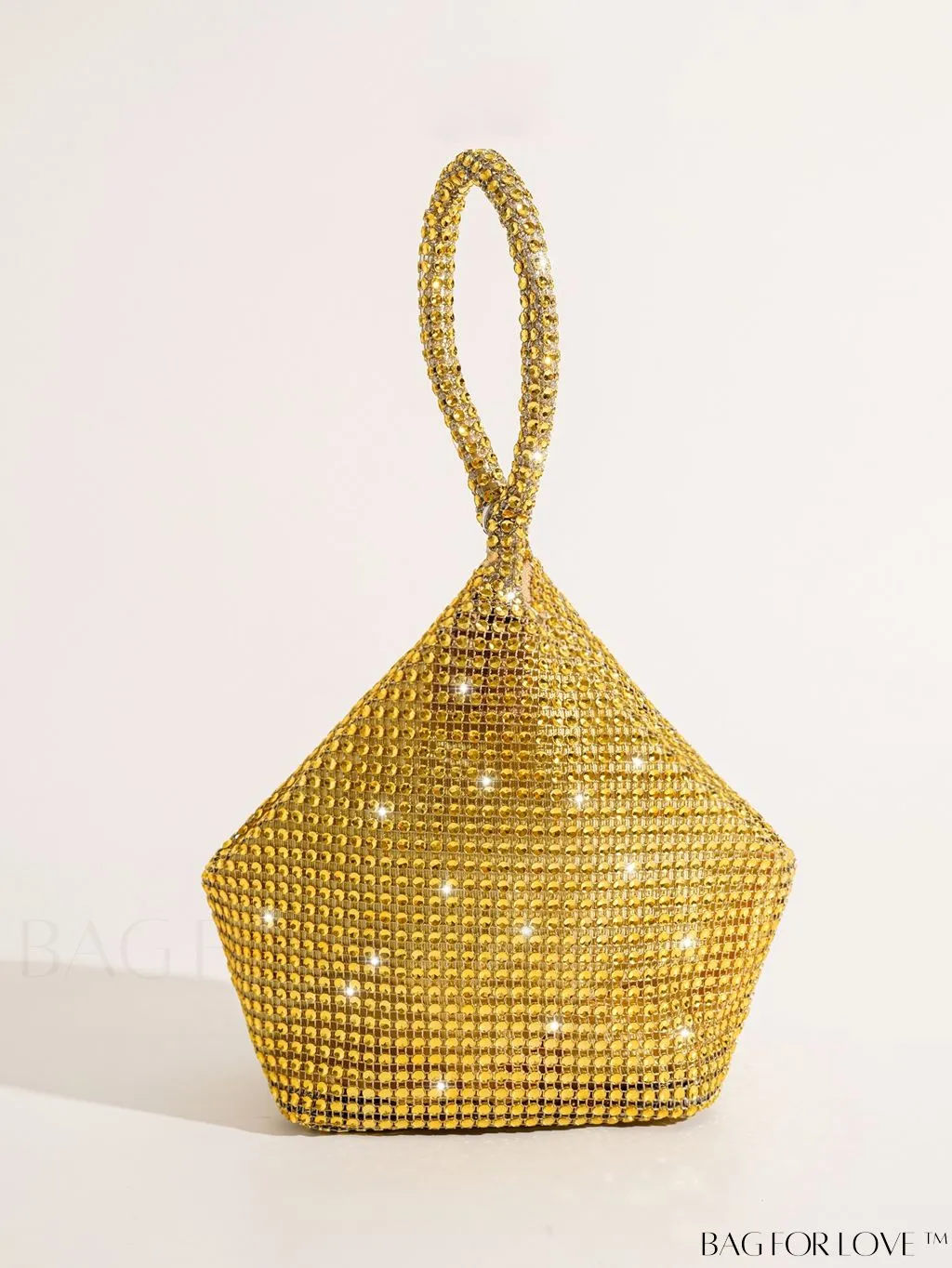 BagForLove - Rhinestone-Adorned Mini Evening Bag