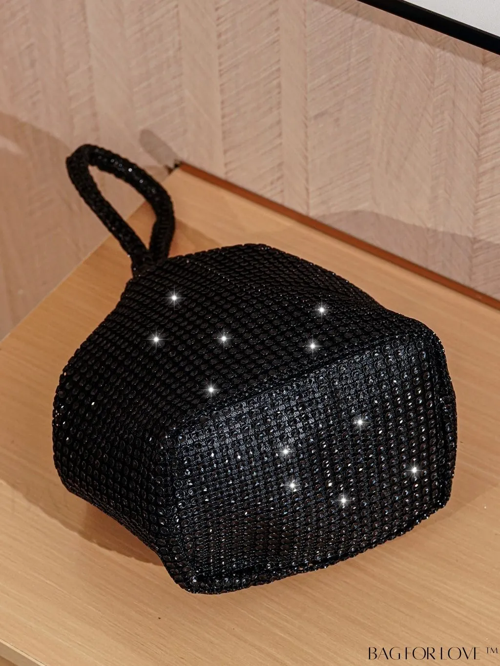 BagForLove - Rhinestone-Adorned Mini Evening Bag