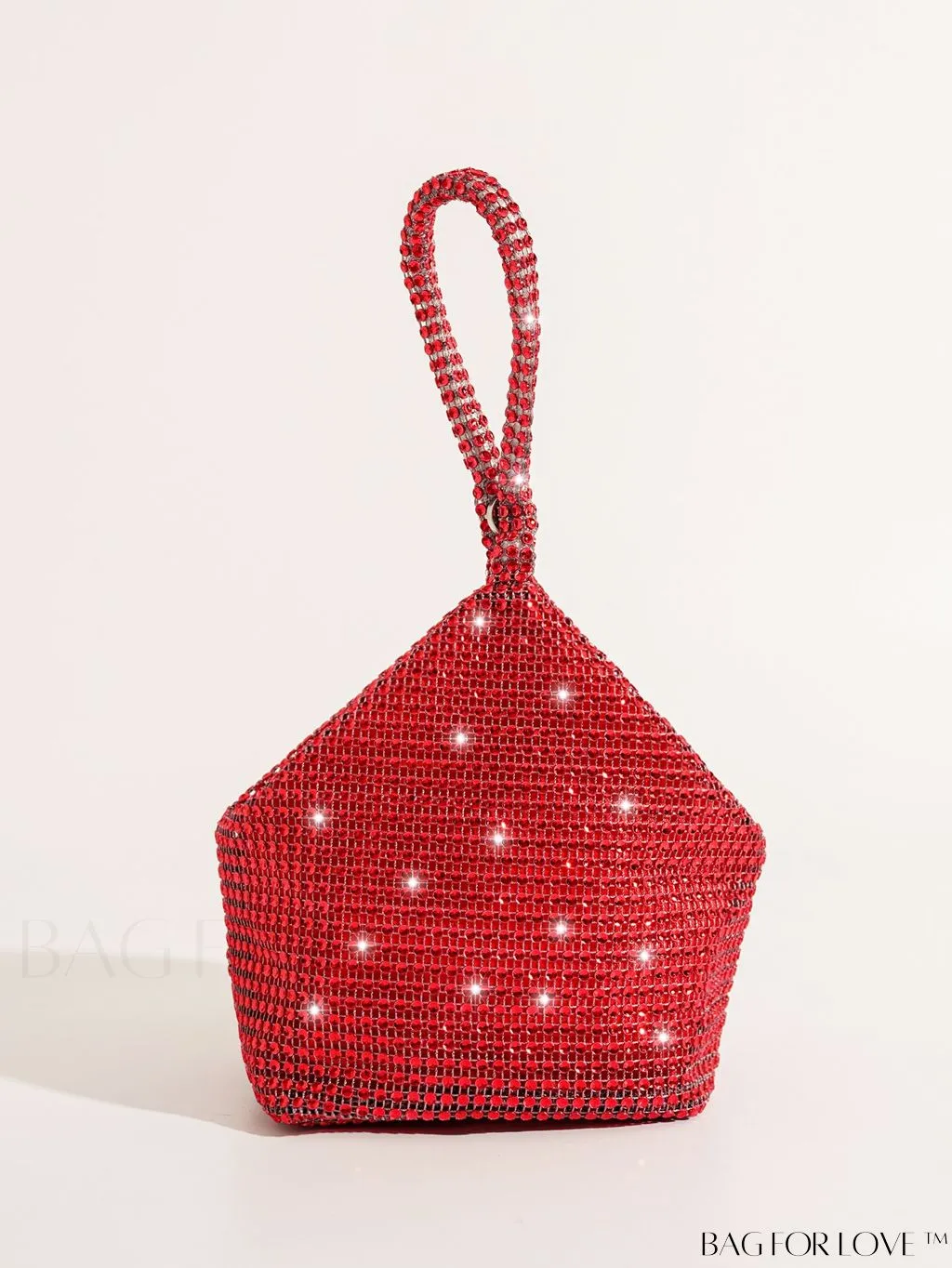 BagForLove - Rhinestone-Adorned Mini Evening Bag