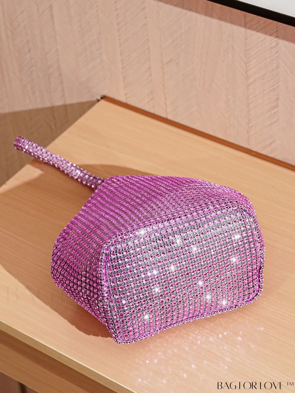 BagForLove - Rhinestone-Adorned Mini Evening Bag