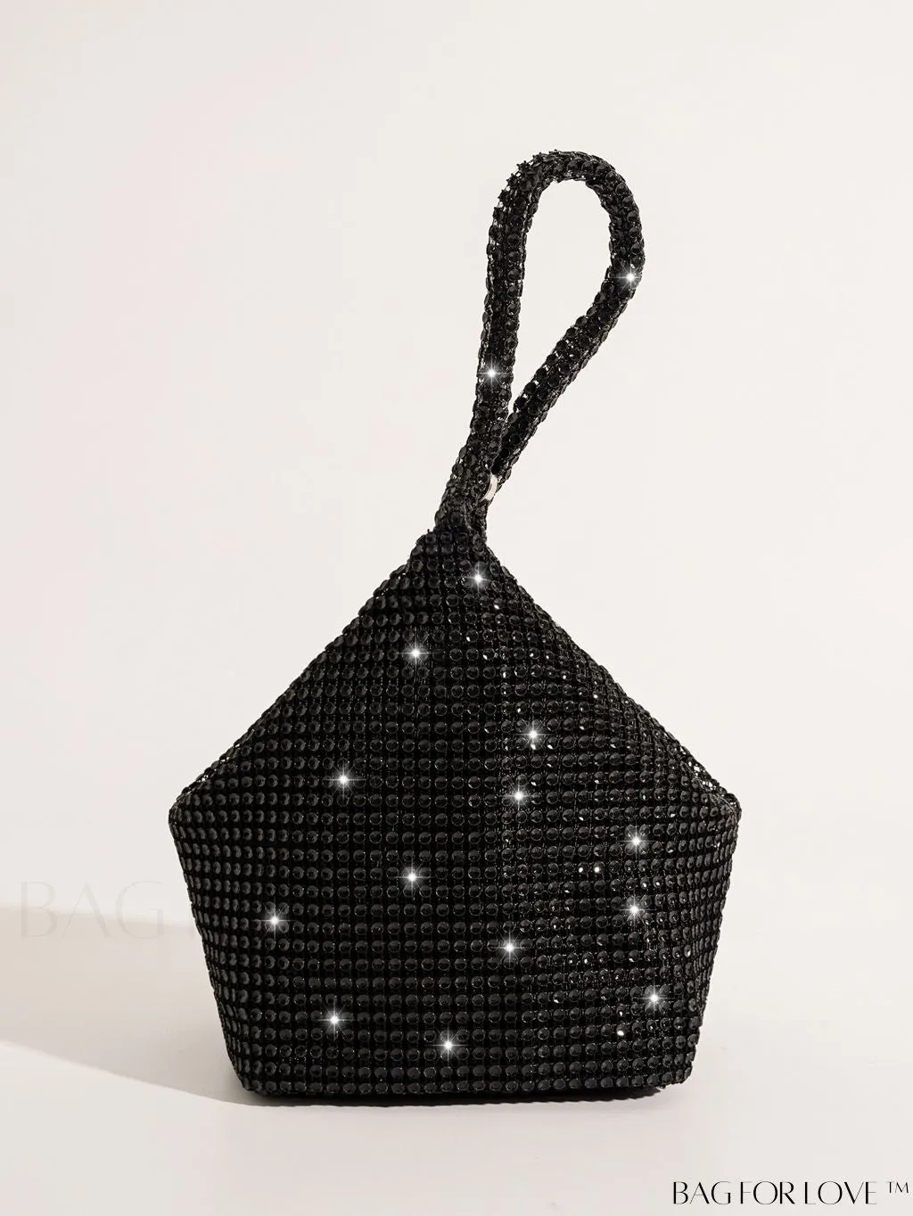 BagForLove - Rhinestone-Adorned Mini Evening Bag