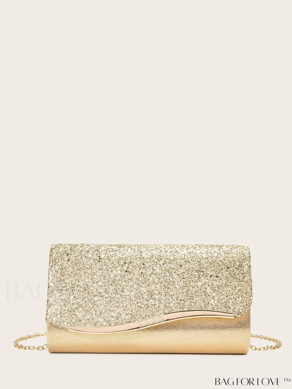 BagForLove - Sparkling Metal Evening Clutch
