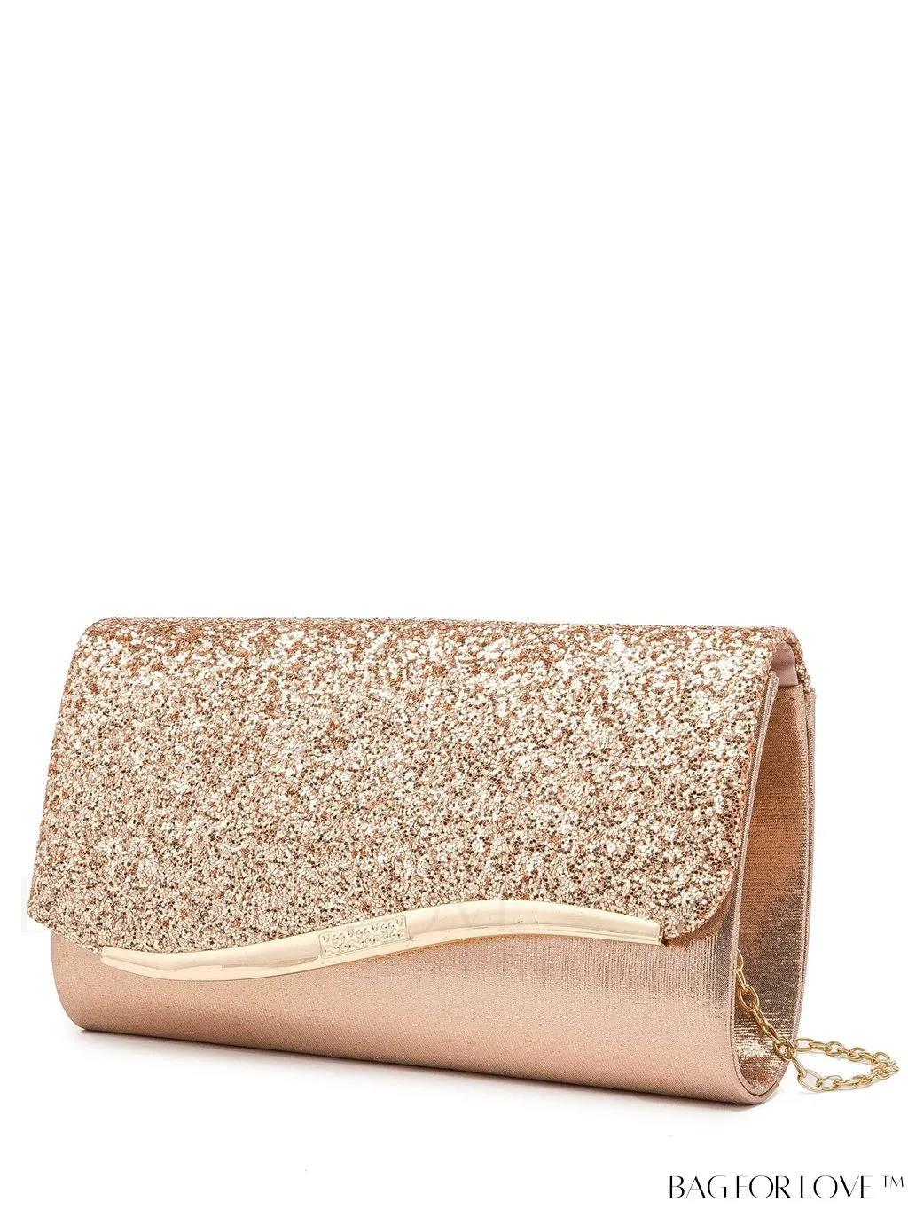 BagForLove - Sparkling Metal Evening Clutch
