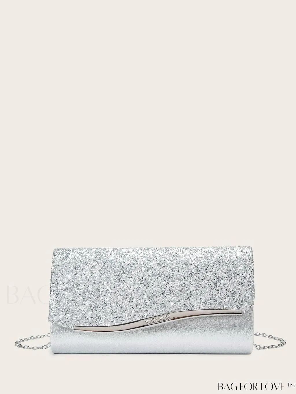 BagForLove - Sparkling Metal Evening Clutch