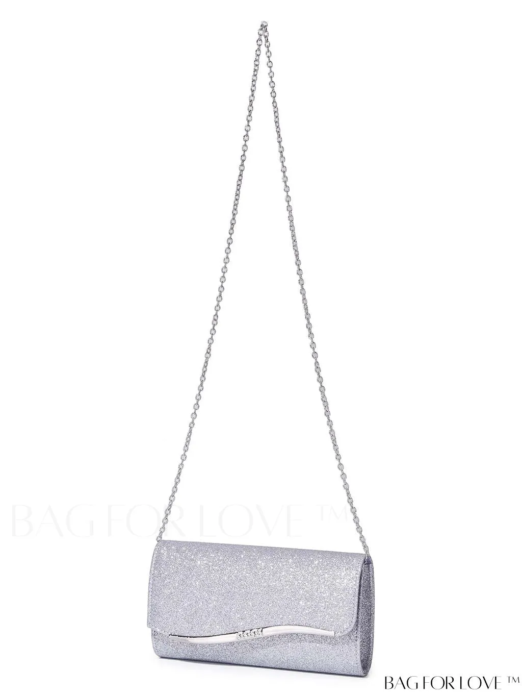 BagForLove - Sparkling Metal Evening Clutch