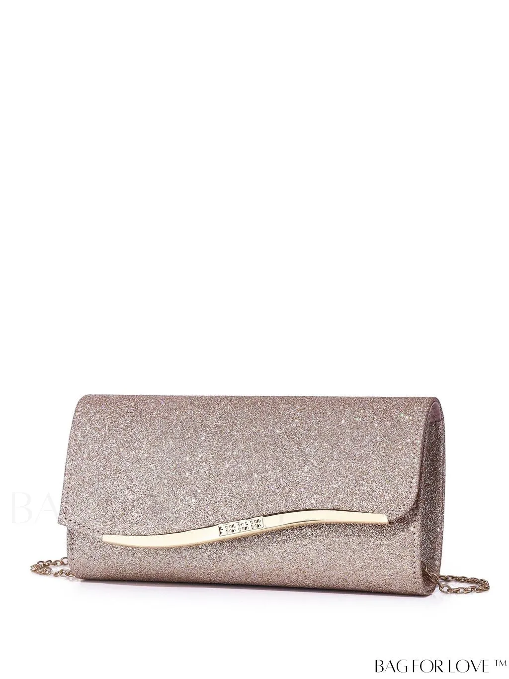 BagForLove - Sparkling Metal Evening Clutch