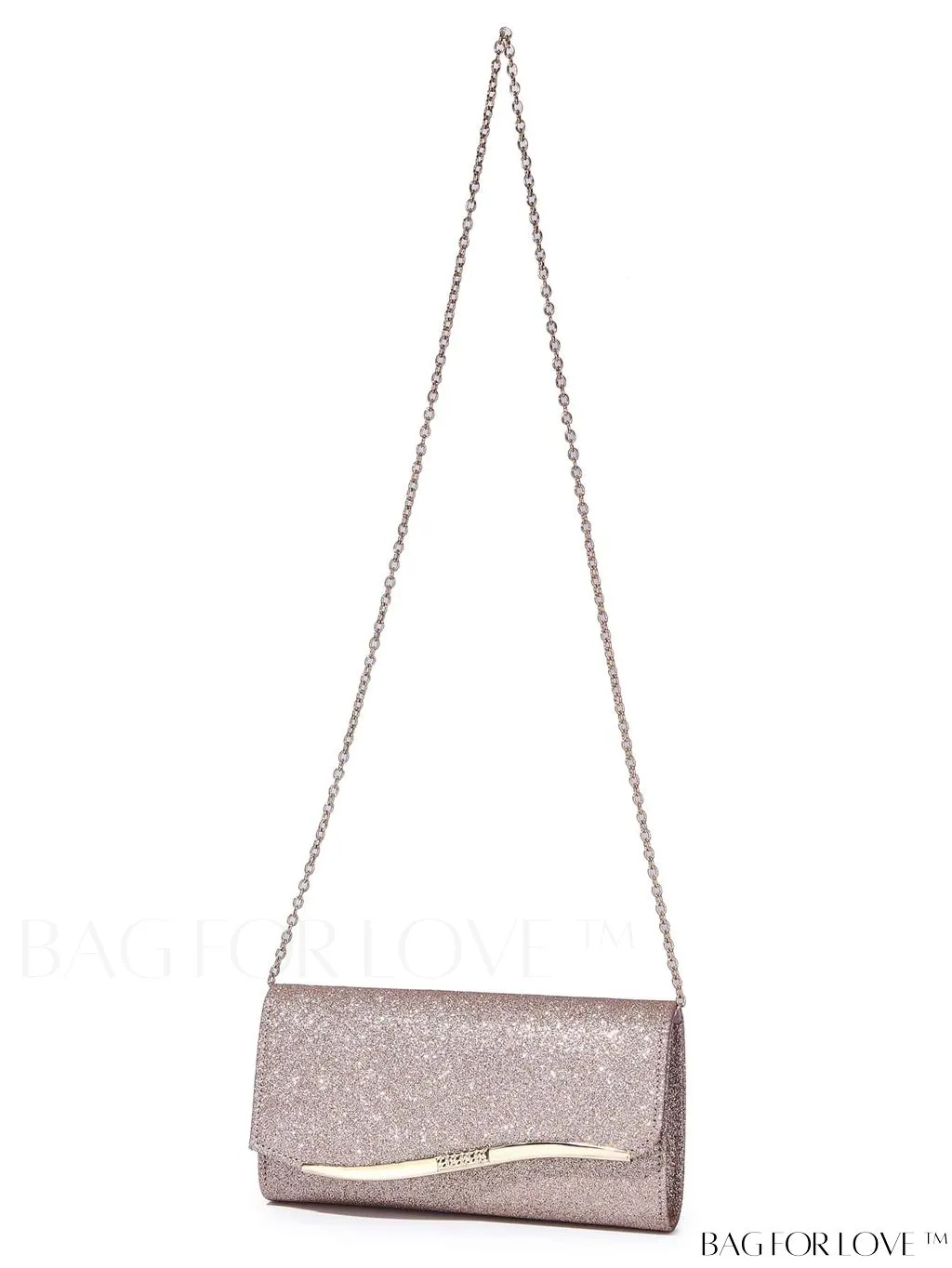 BagForLove - Sparkling Metal Evening Clutch