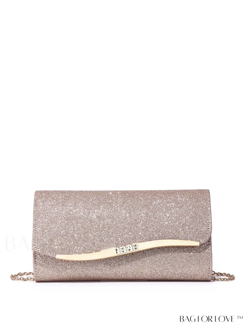 BagForLove - Sparkling Metal Evening Clutch