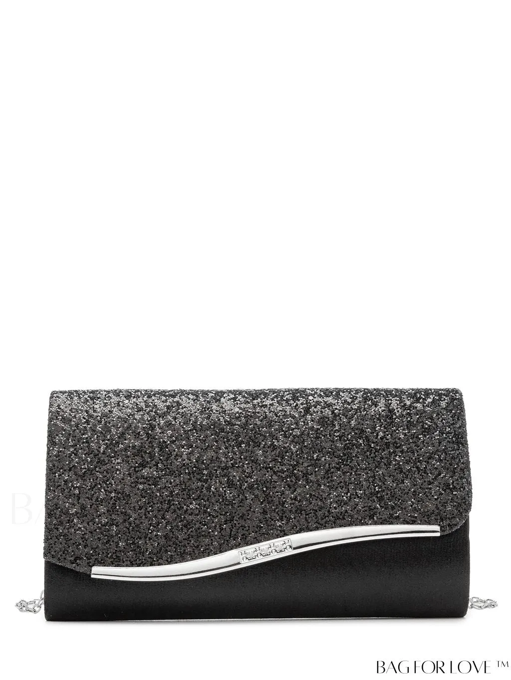 BagForLove - Sparkling Metal Evening Clutch
