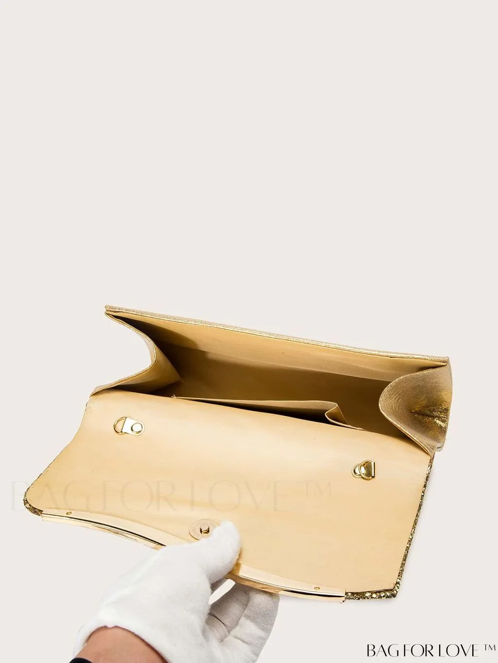 BagForLove - Sparkling Metal Evening Clutch