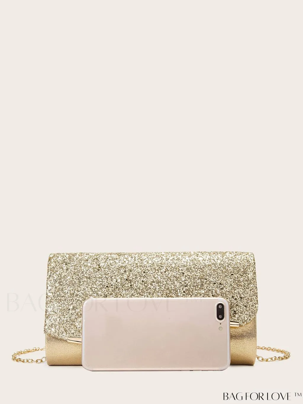 BagForLove - Sparkling Metal Evening Clutch
