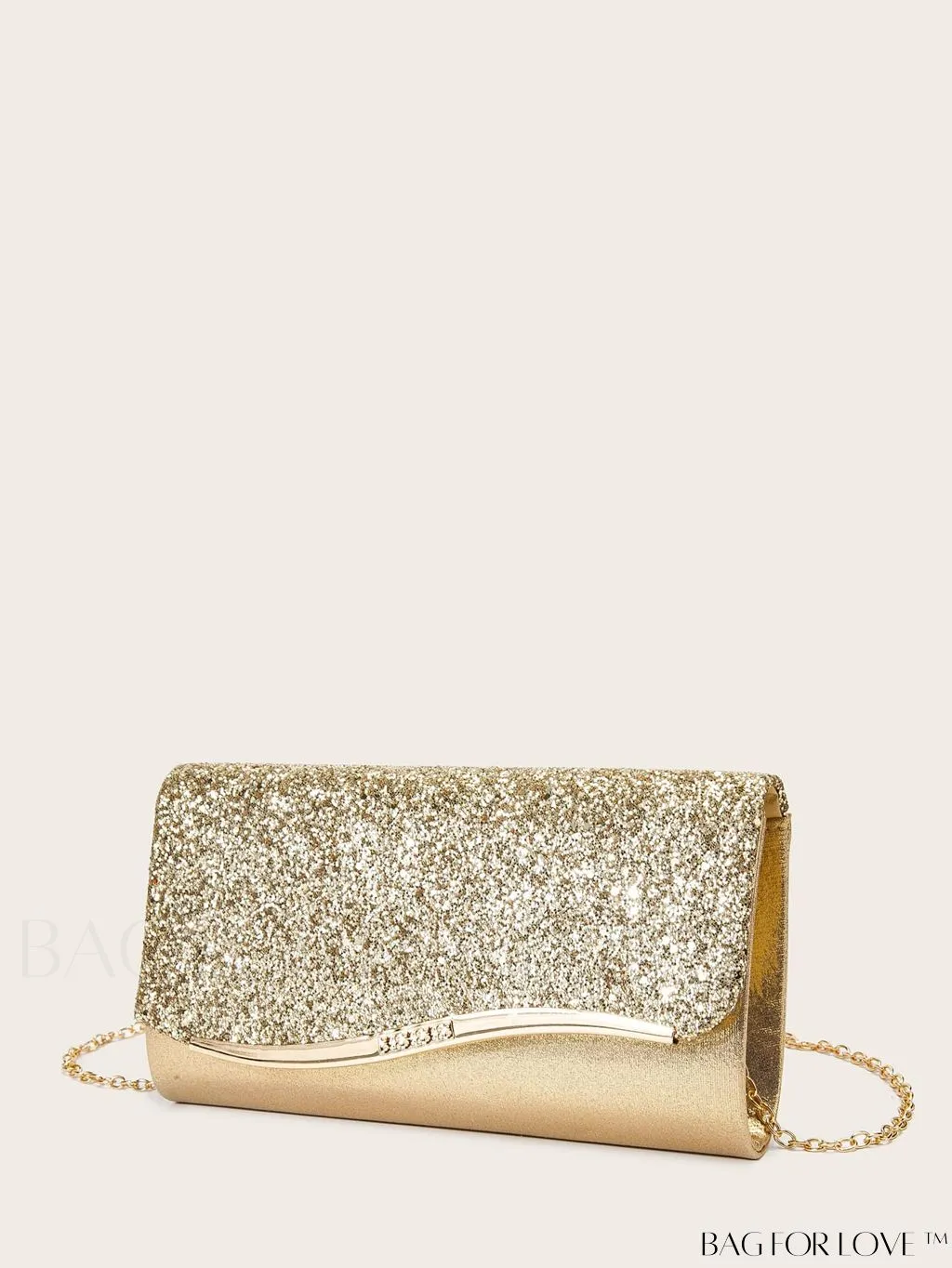 BagForLove - Sparkling Metal Evening Clutch