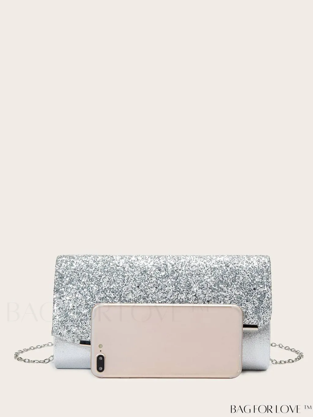 BagForLove - Sparkling Metal Evening Clutch