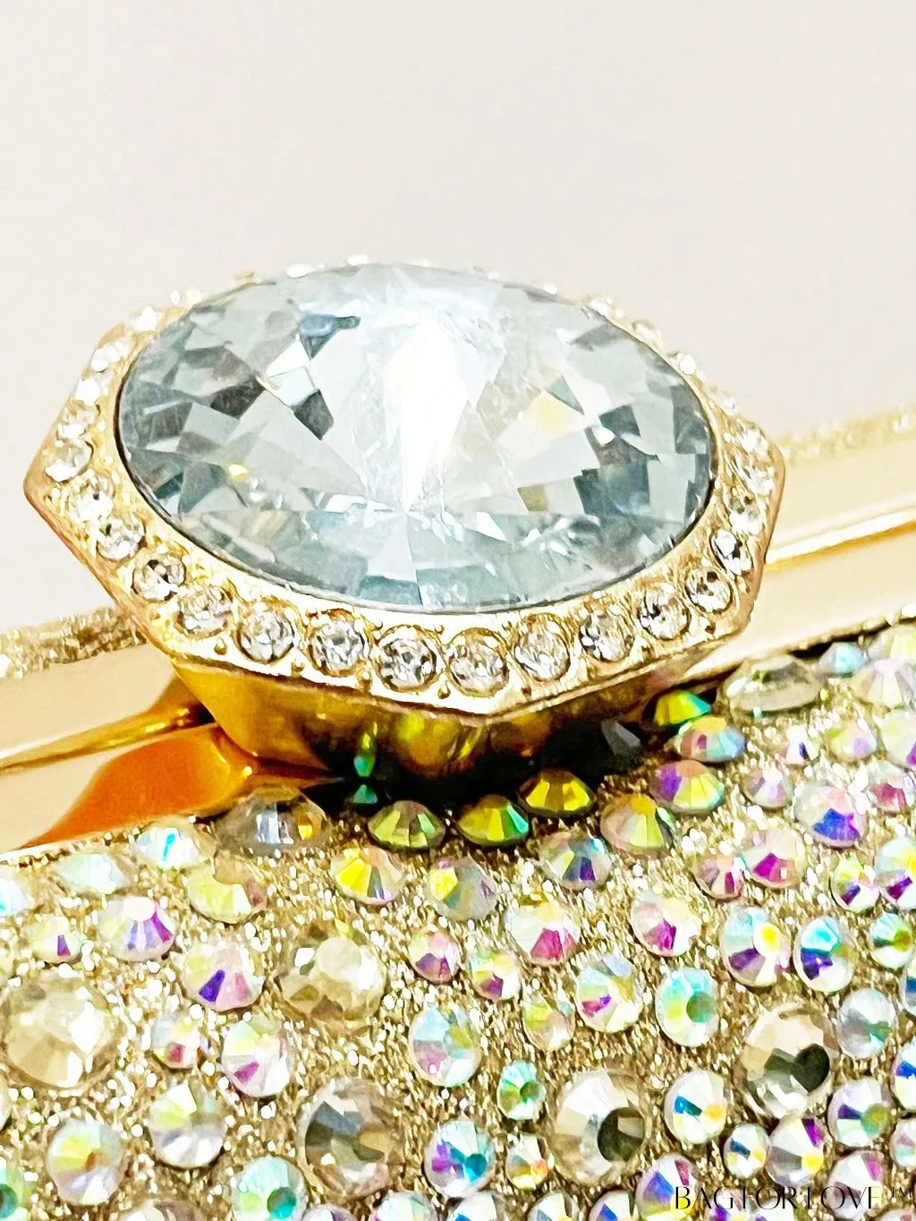 BagForLove - Stunning Rhinestone Chain Mini Box Bag for Glamorous Party Look
