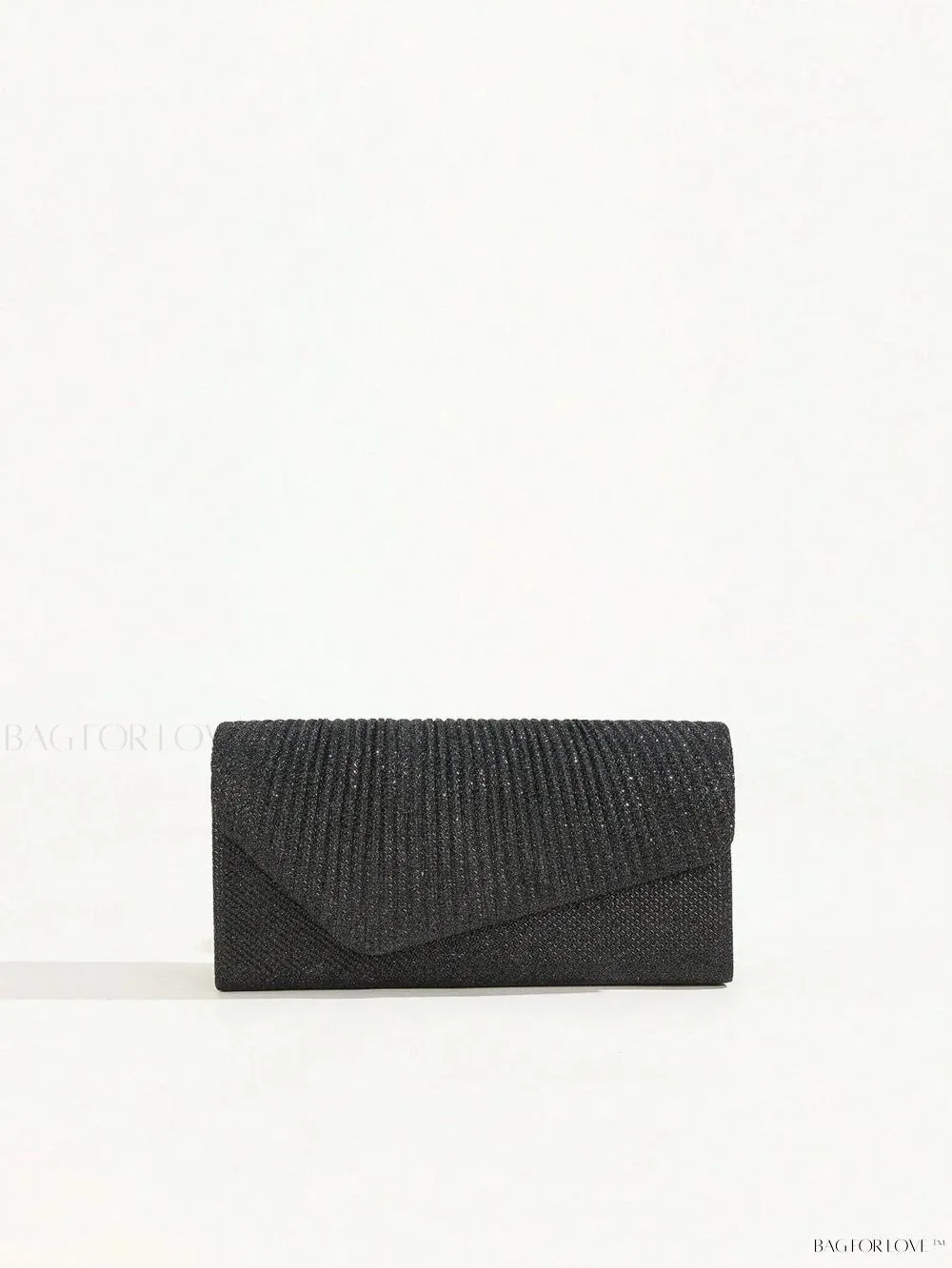 BagForLove - Tiny Sparkling Pleated Clutch Perfect for Weddings and Parties