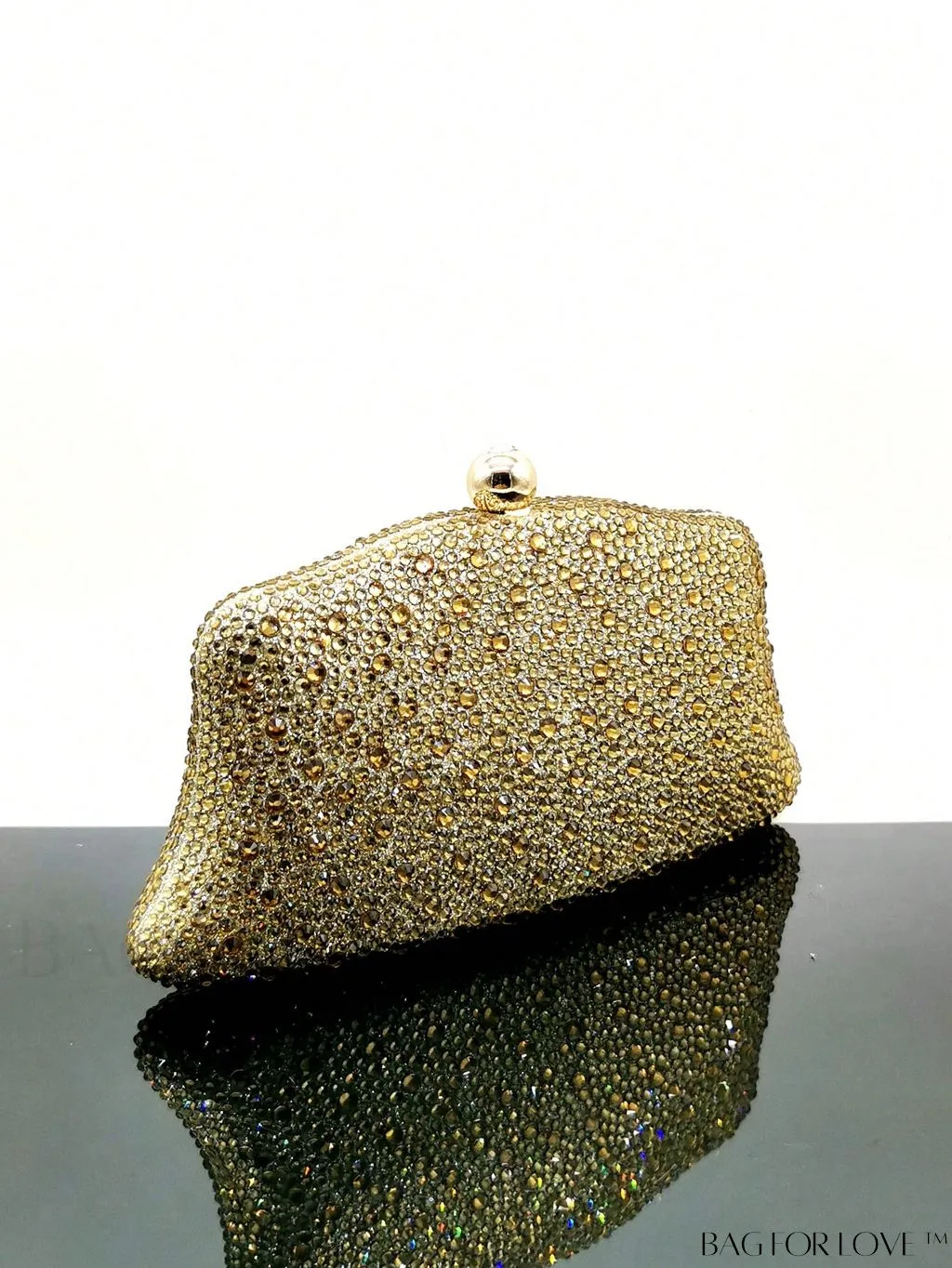 BagForLove - Wedding Fashion Crystal Evening Bag with Glitter Shine and Rhinestones