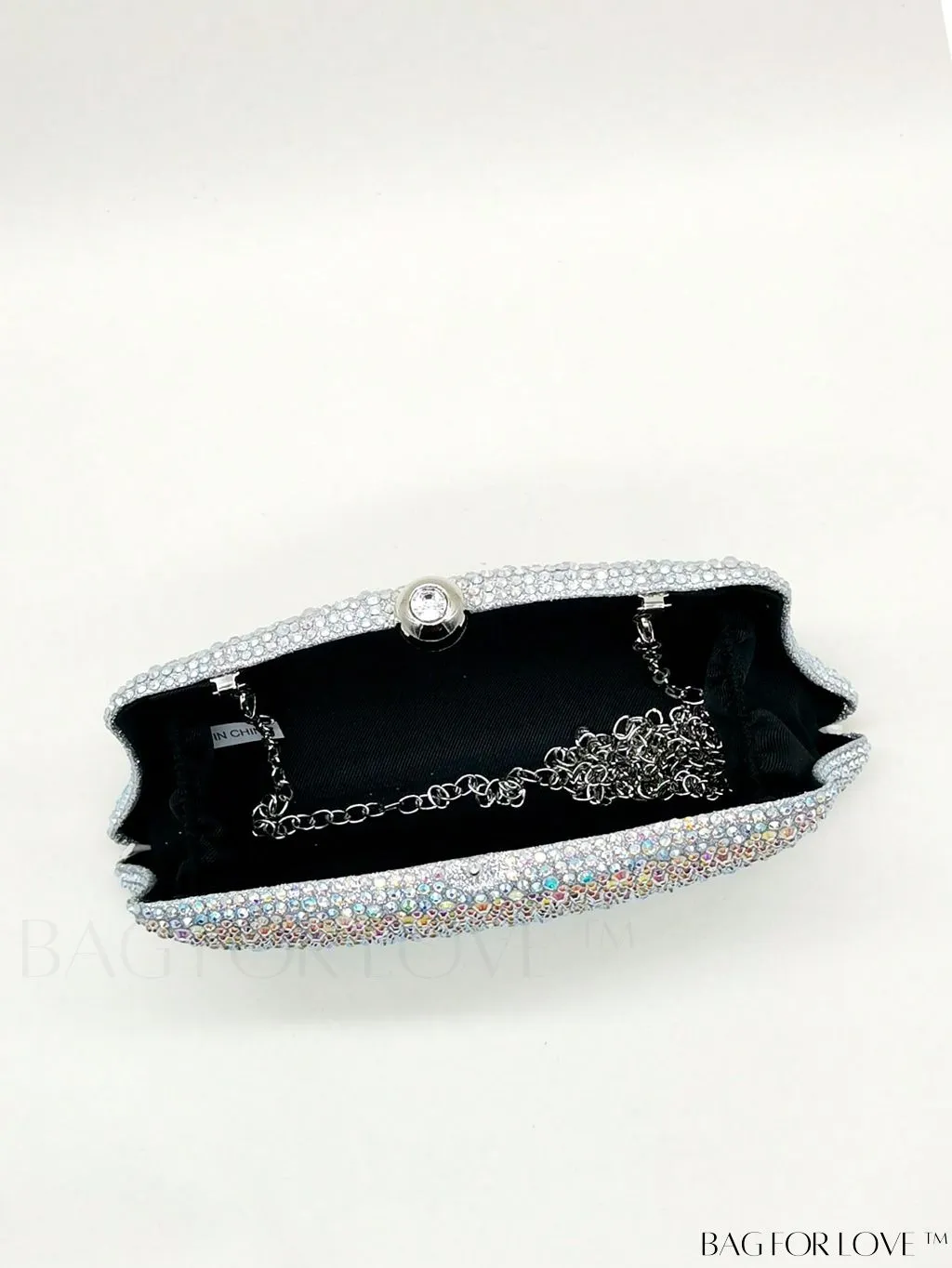 BagForLove - Wedding Fashion Crystal Evening Bag with Glitter Shine and Rhinestones
