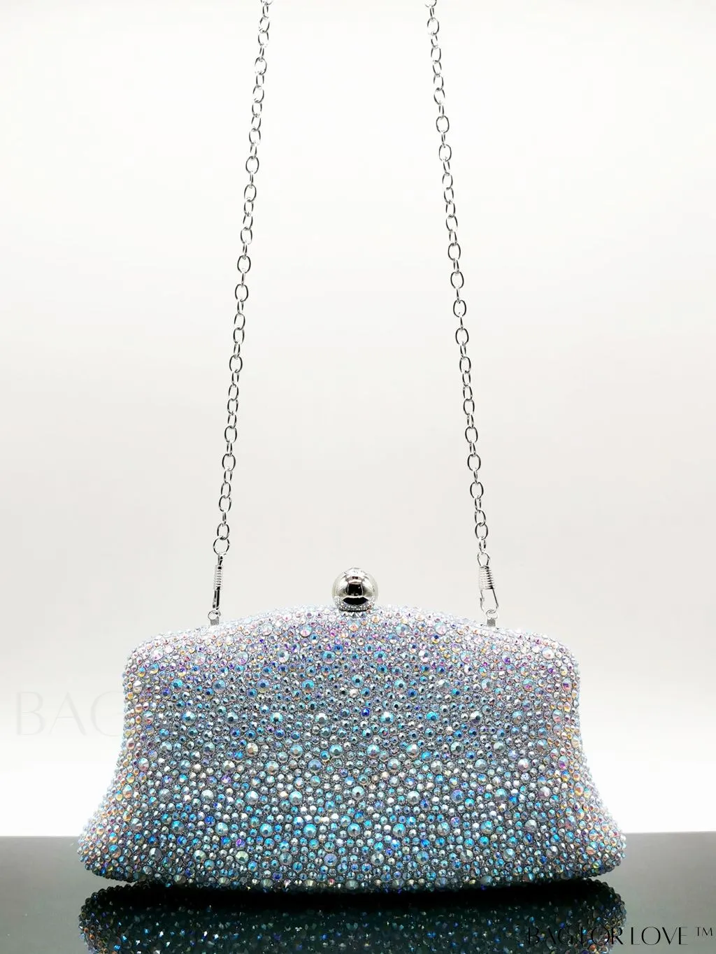 BagForLove - Wedding Fashion Crystal Evening Bag with Glitter Shine and Rhinestones
