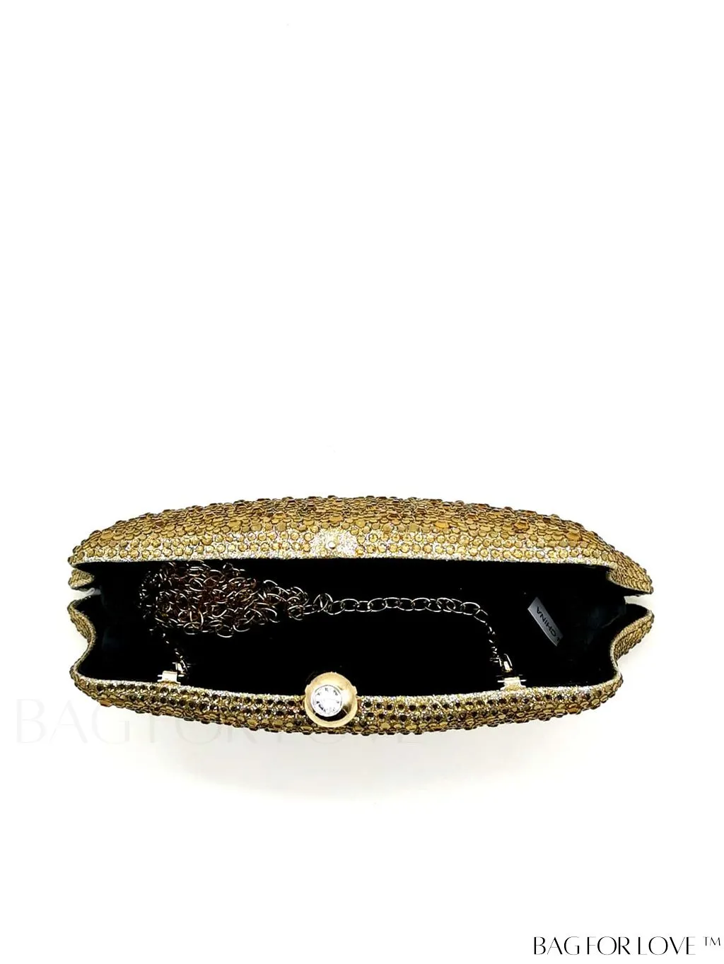 BagForLove - Wedding Fashion Crystal Evening Bag with Glitter Shine and Rhinestones