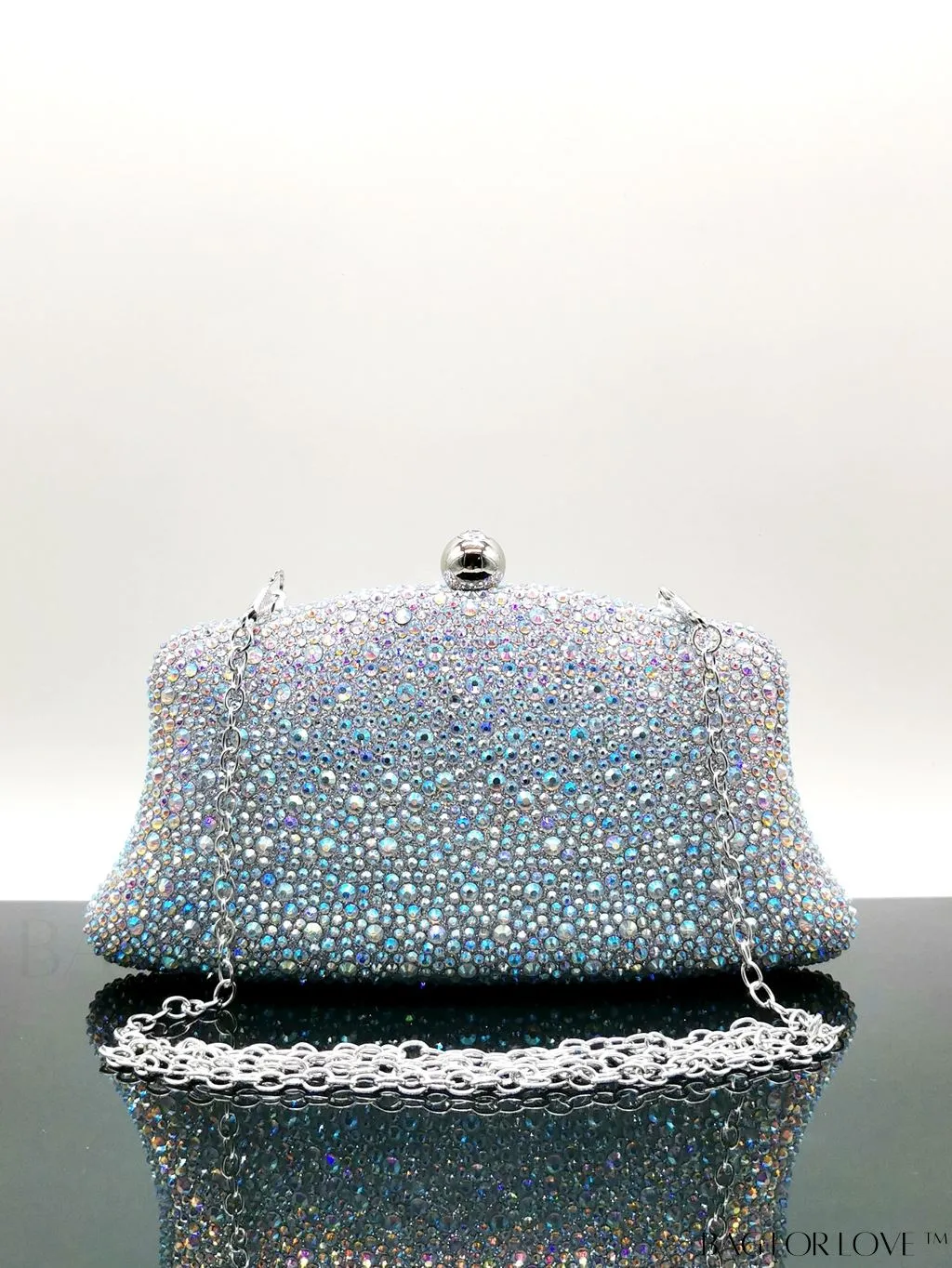 BagForLove - Wedding Fashion Crystal Evening Bag with Glitter Shine and Rhinestones