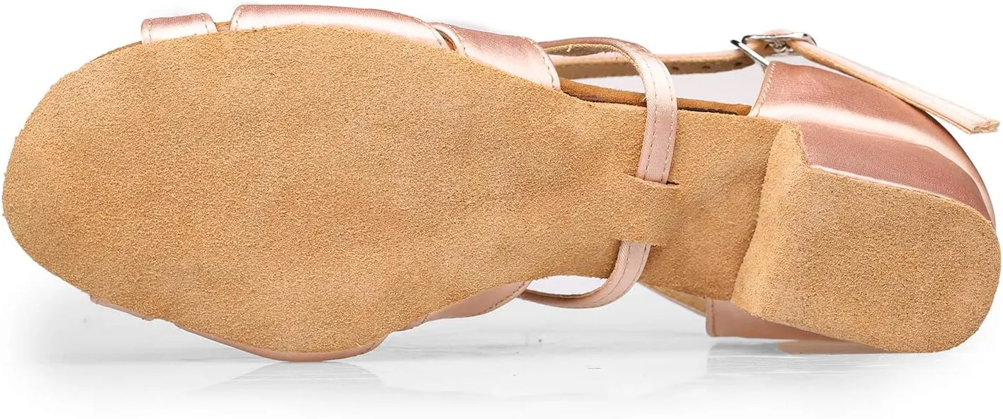 Ballroom Dance Shoes Women, Latin Salsa Bachata Practice Performance Dancer Shoes