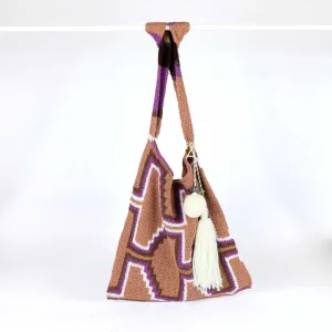 Barbara Pagasa Brown Lilac Bilum Bag