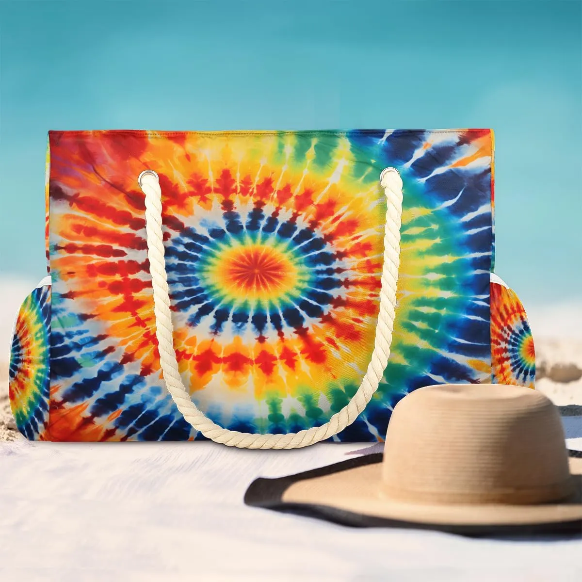 Beach Bags for Women Waterproof Sandproof Large Beach Tote Bag with Zipper Swim Pool Bag for Travel Outdoor
